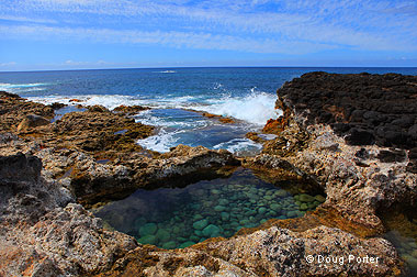 tidal pool at secret beach